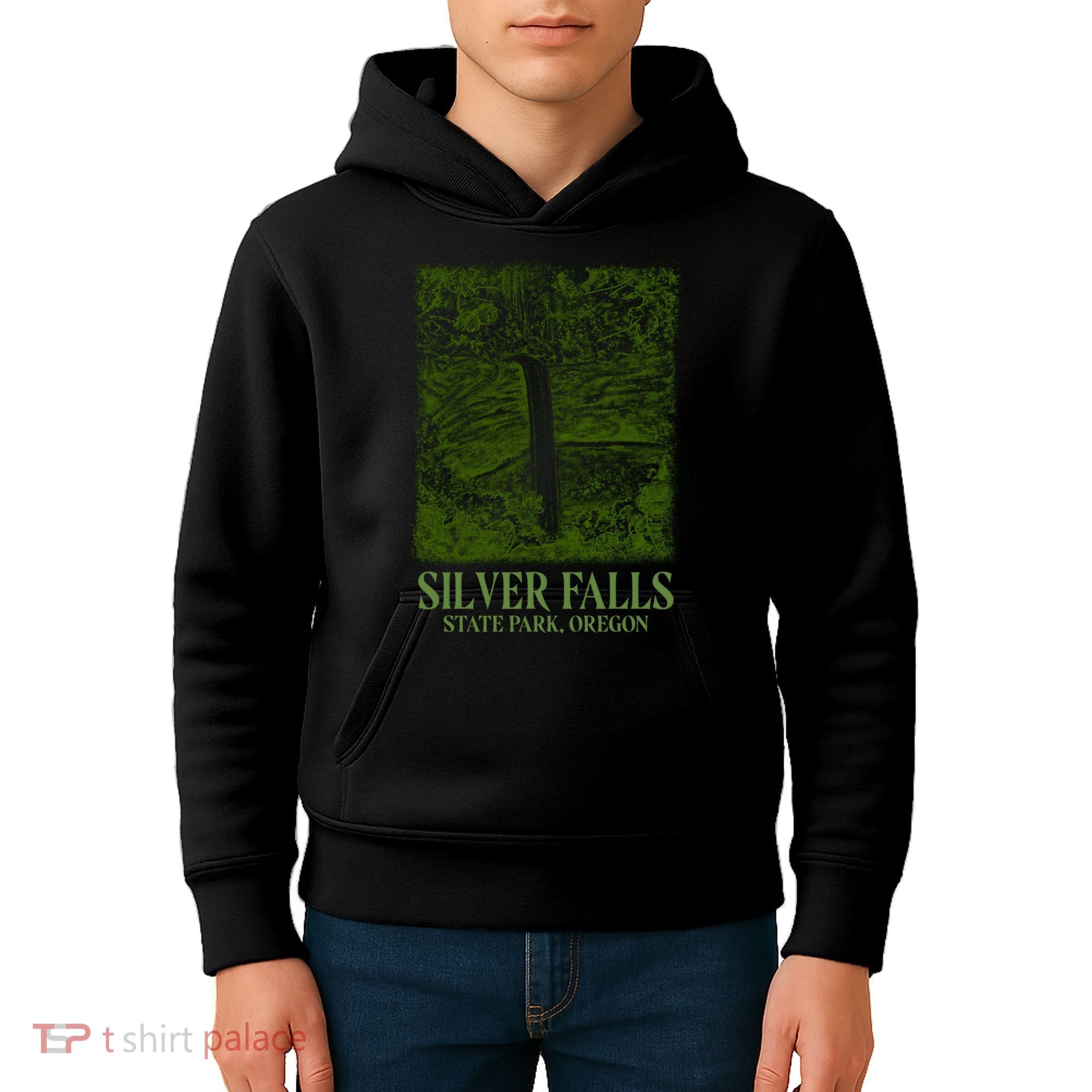 Silver Falls State Park Oregon Kids Hoodie