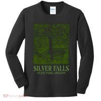 Silver Falls State Park Oregon Kids Long Sleeve Shirt thumb 0