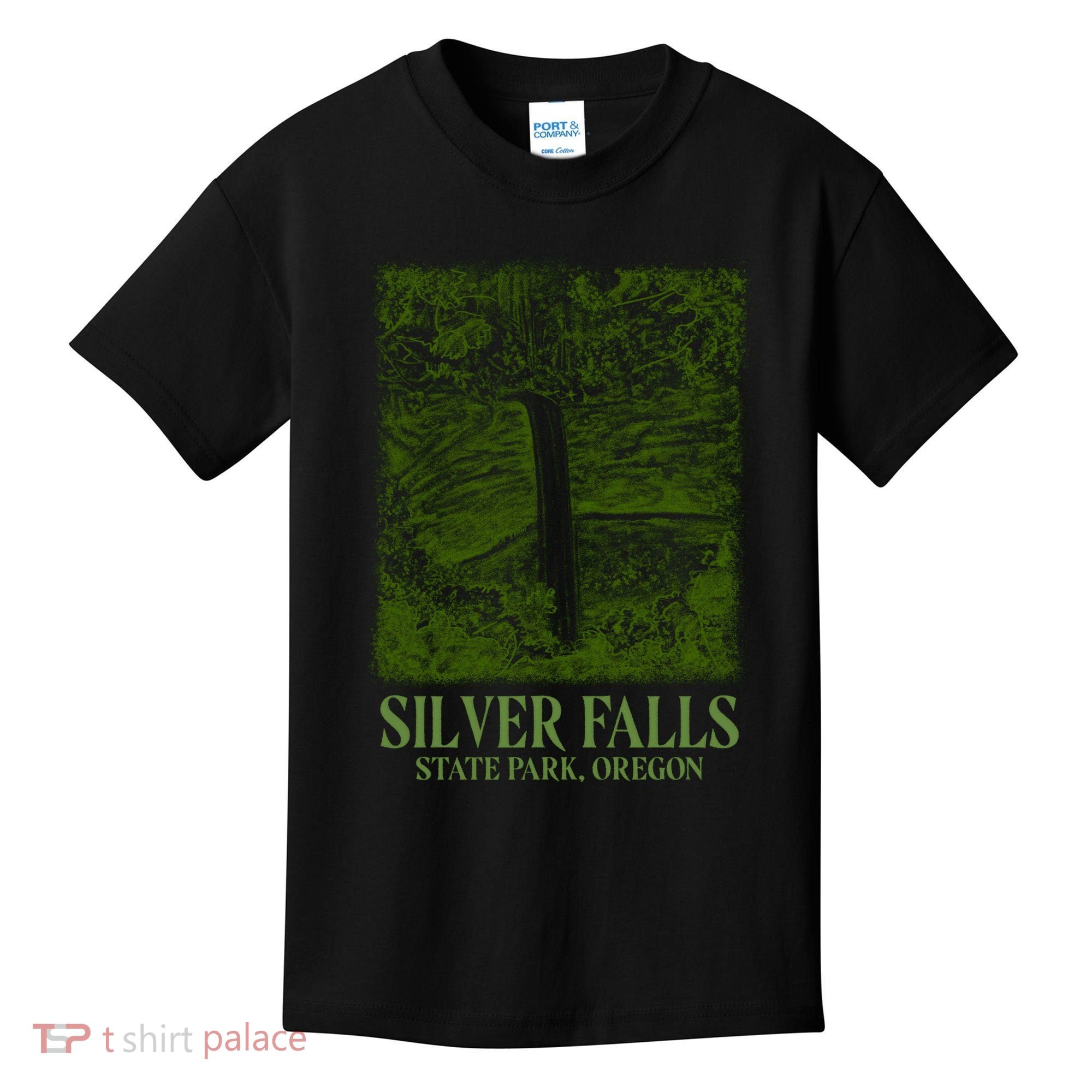 Silver Falls State Park Oregon Kids T-Shirt