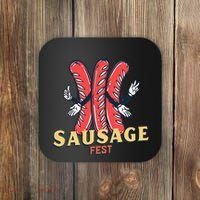 Sausage Fest Sausage Coaster thumb 0