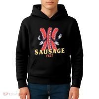 Sausage Fest Sausage Kids Hoodie thumb 4