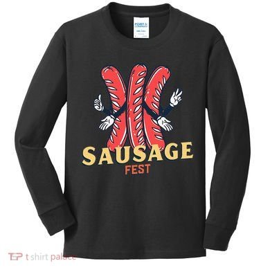 Sausage Fest Sausage Kids Long Sleeve Shirt