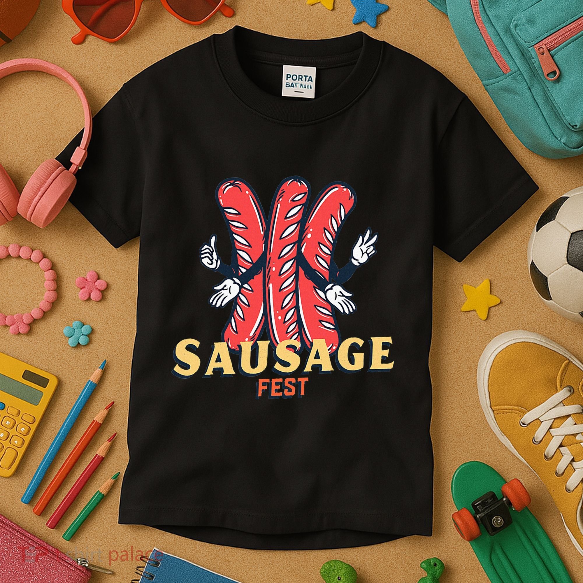 Sausage Fest Sausage Kids T-Shirt