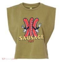 Sausage Fest Sausage Garment-Dyed Women's Muscle Tee thumb 0