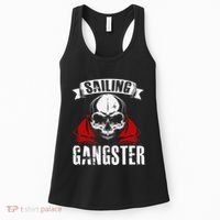 Sailing Funny Sailing Gangster Quote Sailor Sailboat Women's Tank Top thumb 0