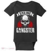 Sailing Funny Sailing Gangster Quote Sailor Sailboat Baby Bodysuit thumb 0