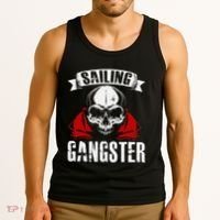 Sailing Funny Sailing Gangster Quote Sailor Sailboat Tank Top thumb 3