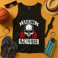Sailing Funny Sailing Gangster Quote Sailor Sailboat Tank Top thumb 4