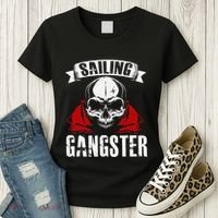 Sailing Funny Sailing Gangster Quote Sailor Sailboat Women's T-Shirt thumb 3