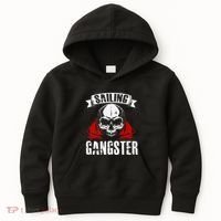Sailing Funny Sailing Gangster Quote Sailor Sailboat Kids Hoodie thumb 0