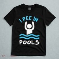 Swimmer Funny Swimming I Pee In Pools T-Shirt thumb 5