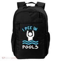 Swimmer Funny Swimming I Pee In Pools Backpack thumb 0