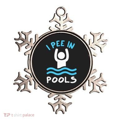 Swimmer Funny Swimming I Pee In Pools Ornament