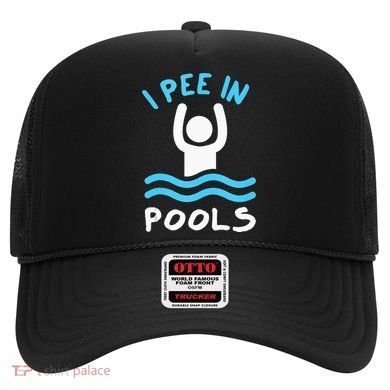 Swimmer Funny Swimming I Pee In Pools Hat