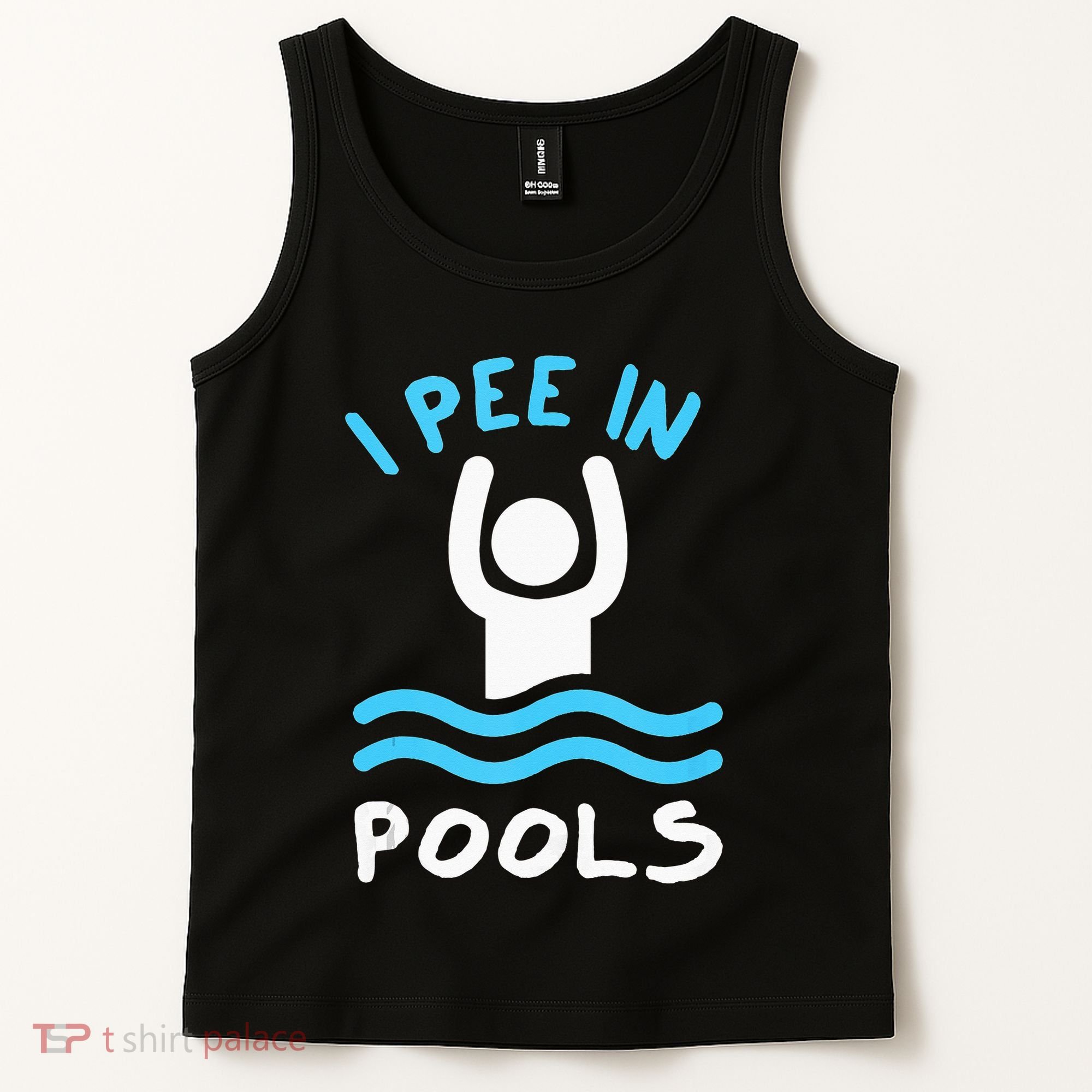 Swimmer Funny Swimming I Pee In Pools Tank Top