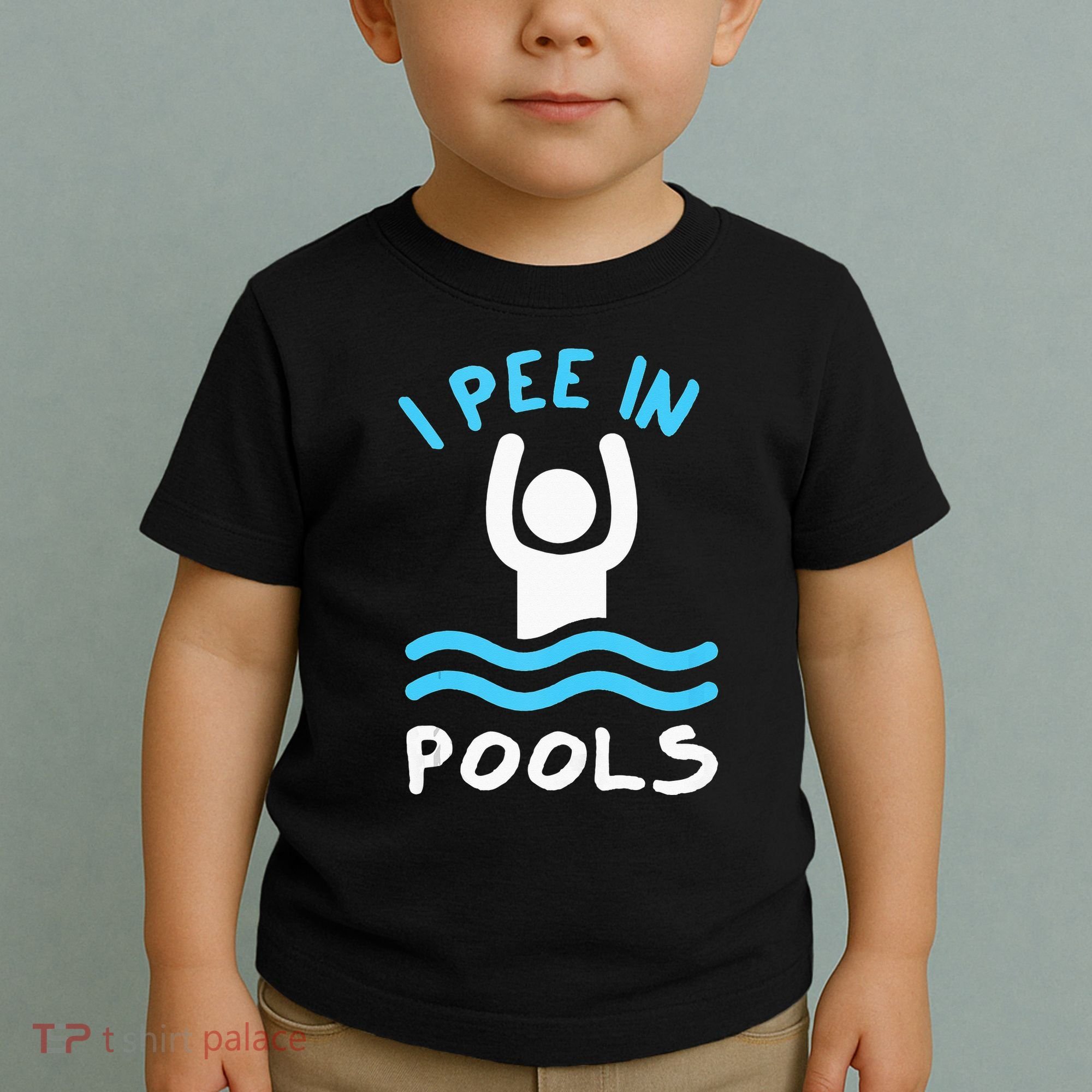 Swimmer Funny Swimming I Pee In Pools Toddler T-Shirt