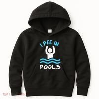 Swimmer Funny Swimming I Pee In Pools Kids Hoodie thumb 0