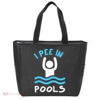 Swimmer Funny Swimming I Pee In Pools Tote Bag thumb 0