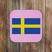 Sweden Flag (swedish Flag) Coaster thumb 0