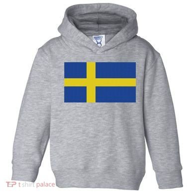 Sweden Flag (swedish Flag) Toddler Hoodie