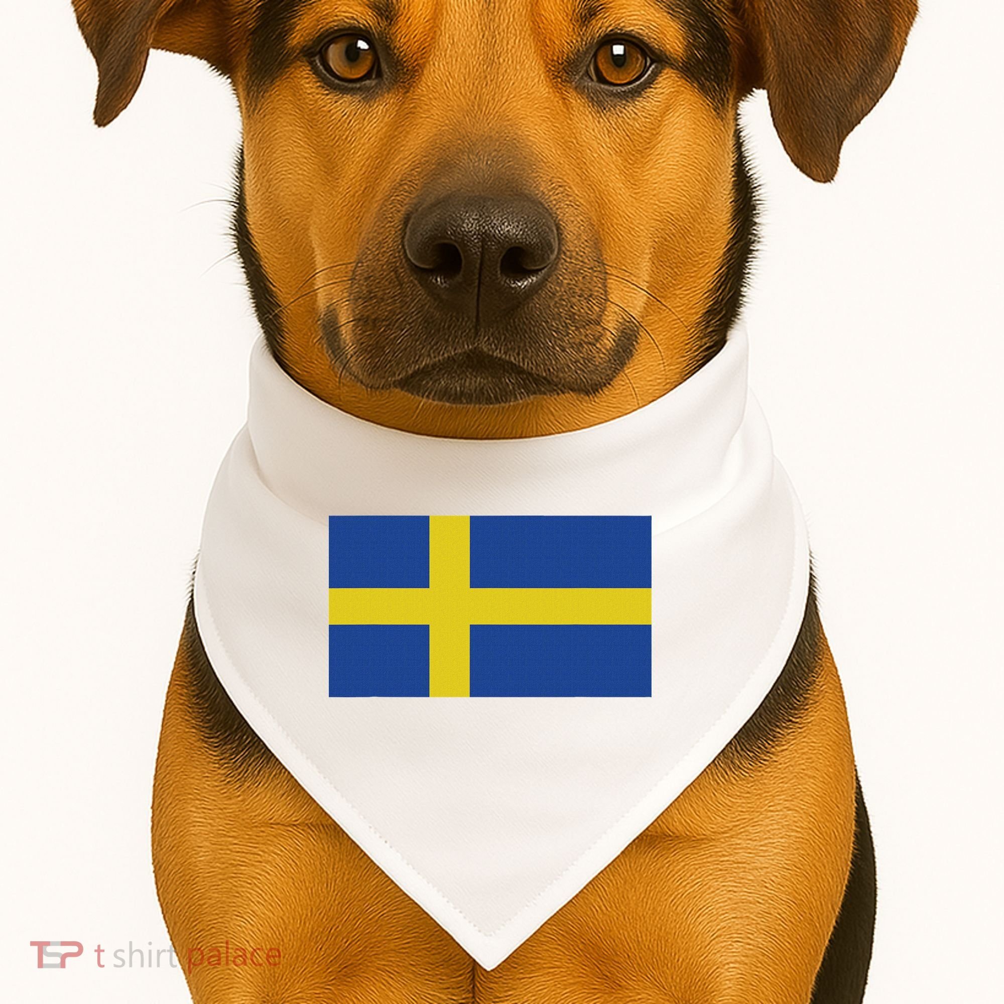 Sweden Flag (swedish Flag) USA-Made Doggie Bandana