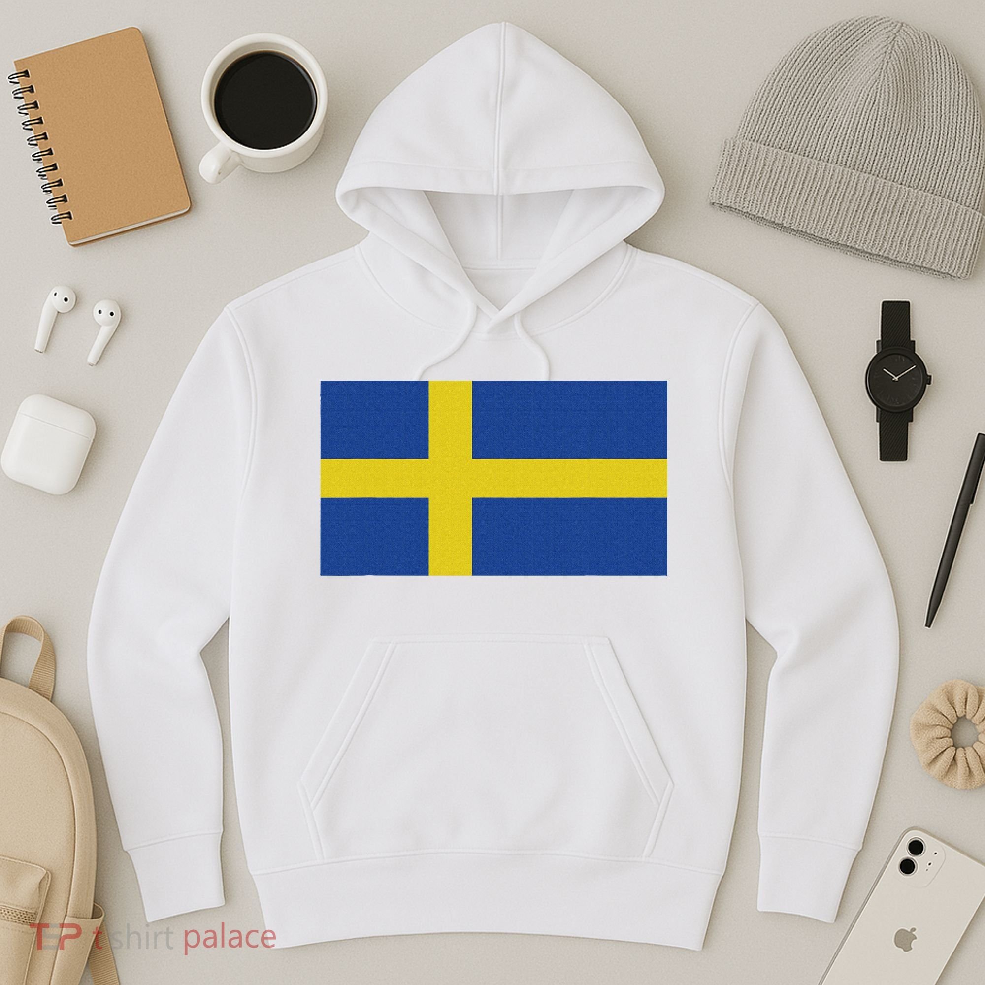 Sweden Flag (swedish Flag) Hoodie