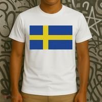 Sweden Flag (swedish Flag) T-Shirt thumb 3