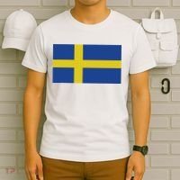 Sweden Flag (swedish Flag) T-Shirt thumb 6
