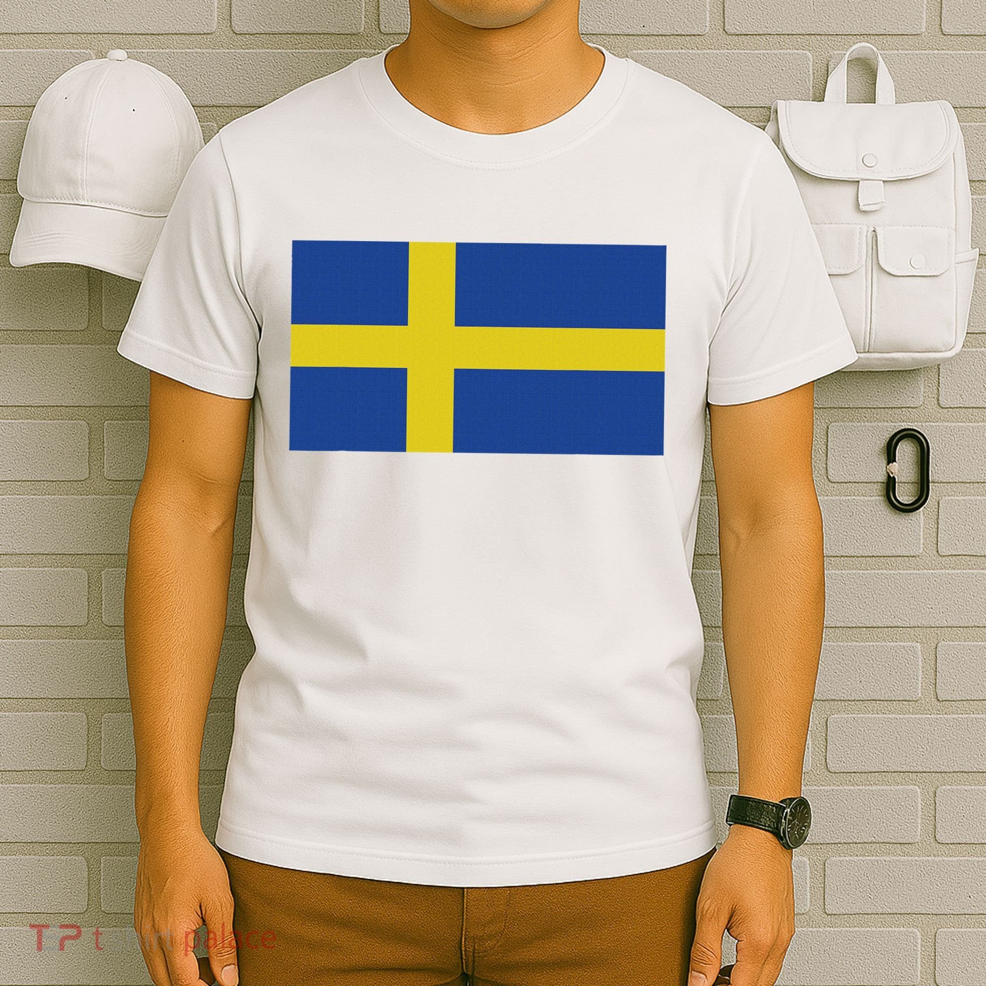 Sweden Flag (swedish Flag) T-Shirt