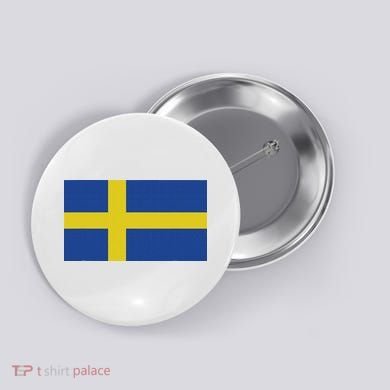Sweden Flag (swedish Flag) Button