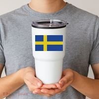 Sweden Flag (swedish Flag) Tumbler thumb 2