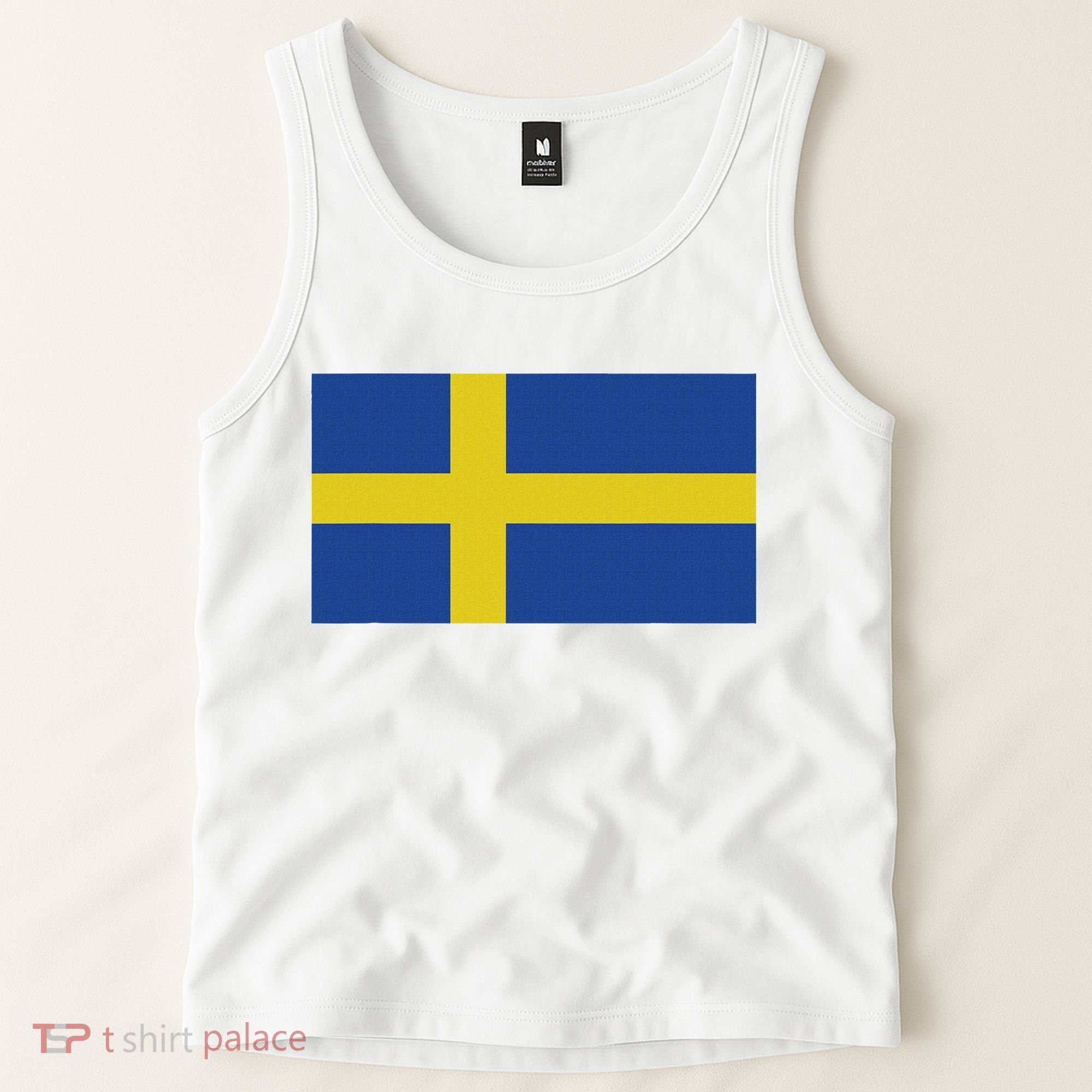 Sweden Flag (swedish Flag) Tank Top