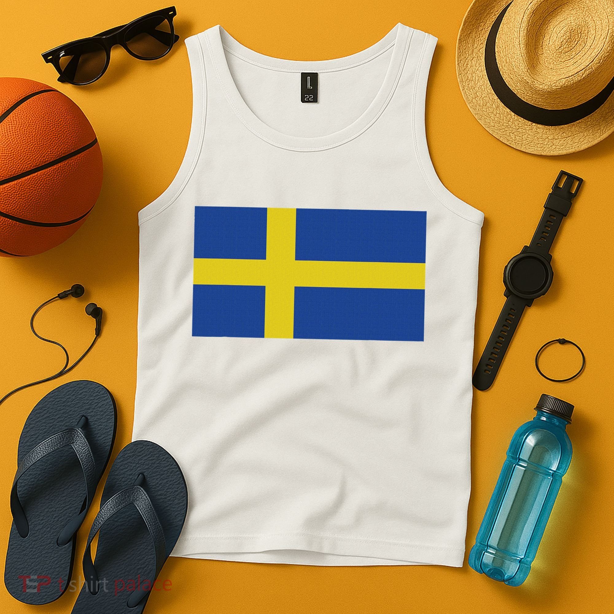 Sweden Flag (swedish Flag) Tank Top