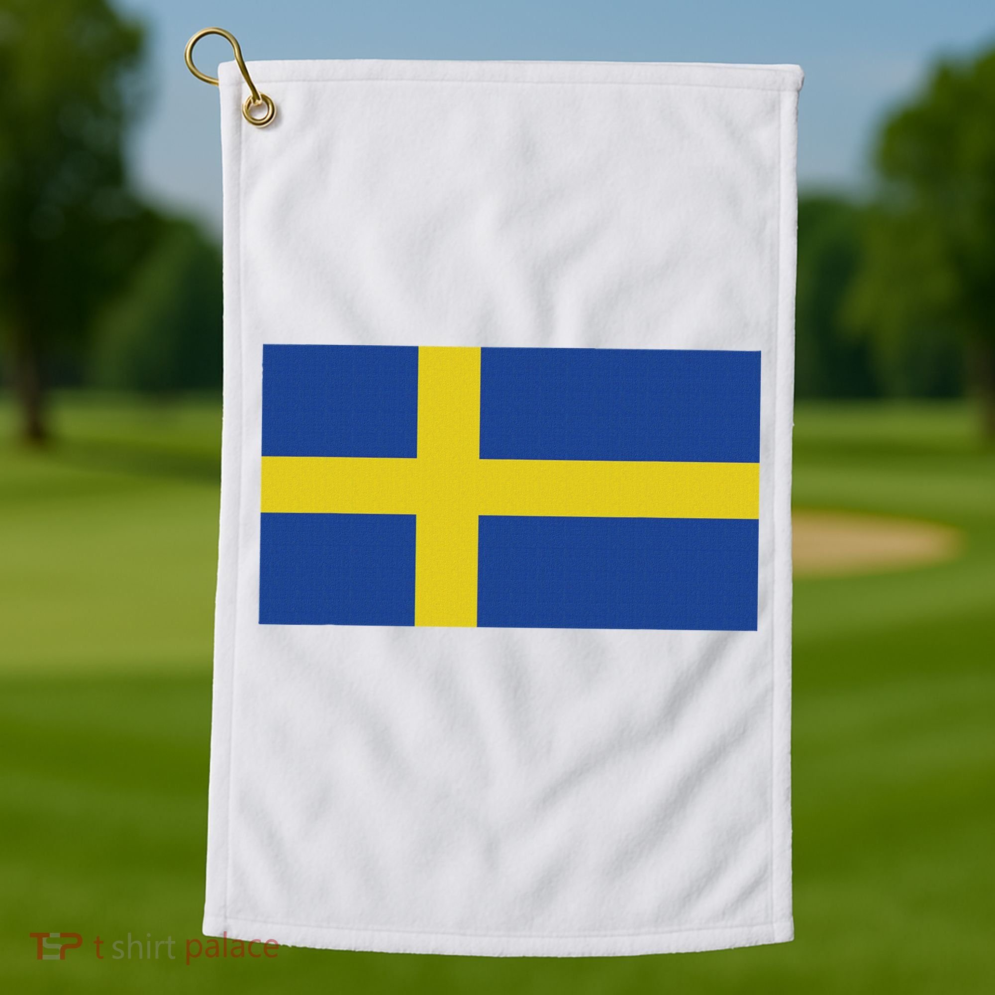 Sweden Flag (swedish Flag) Golf Towel