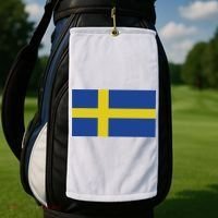 Sweden Flag (swedish Flag) Golf Towel thumb 2
