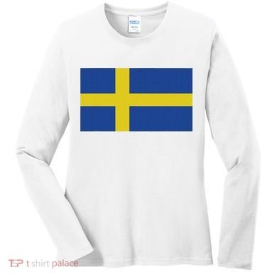 Sweden Flag (swedish Flag) Women's Long Sleeve Shirt
