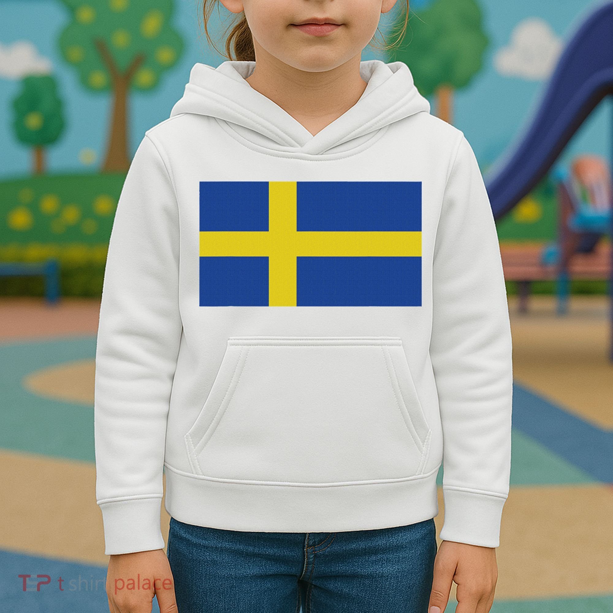 Sweden Flag (swedish Flag) Kids Hoodie