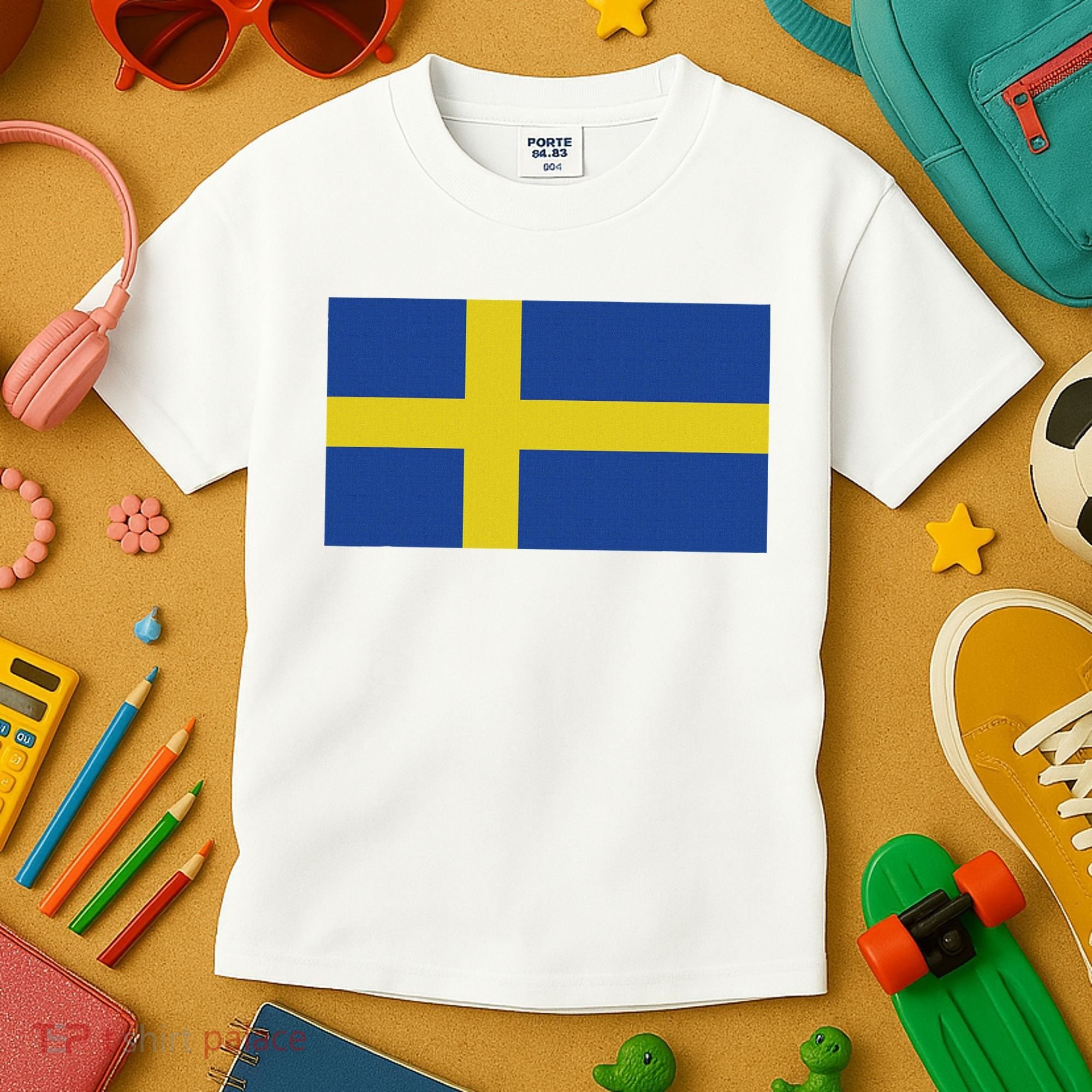 Sweden Flag (swedish Flag) Kids T-Shirt