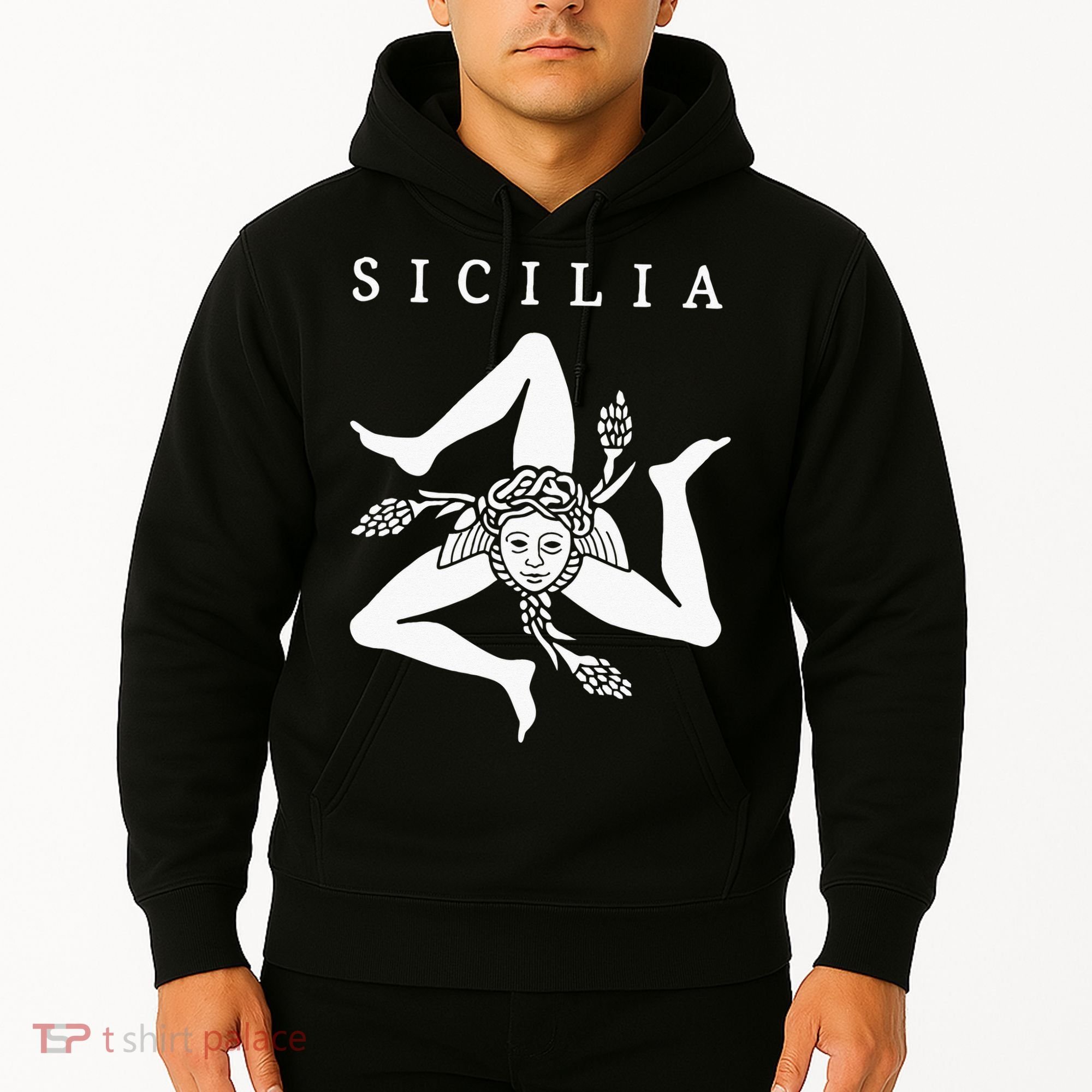Sicilia Flag Sicily Palermo Italy Hoodie
