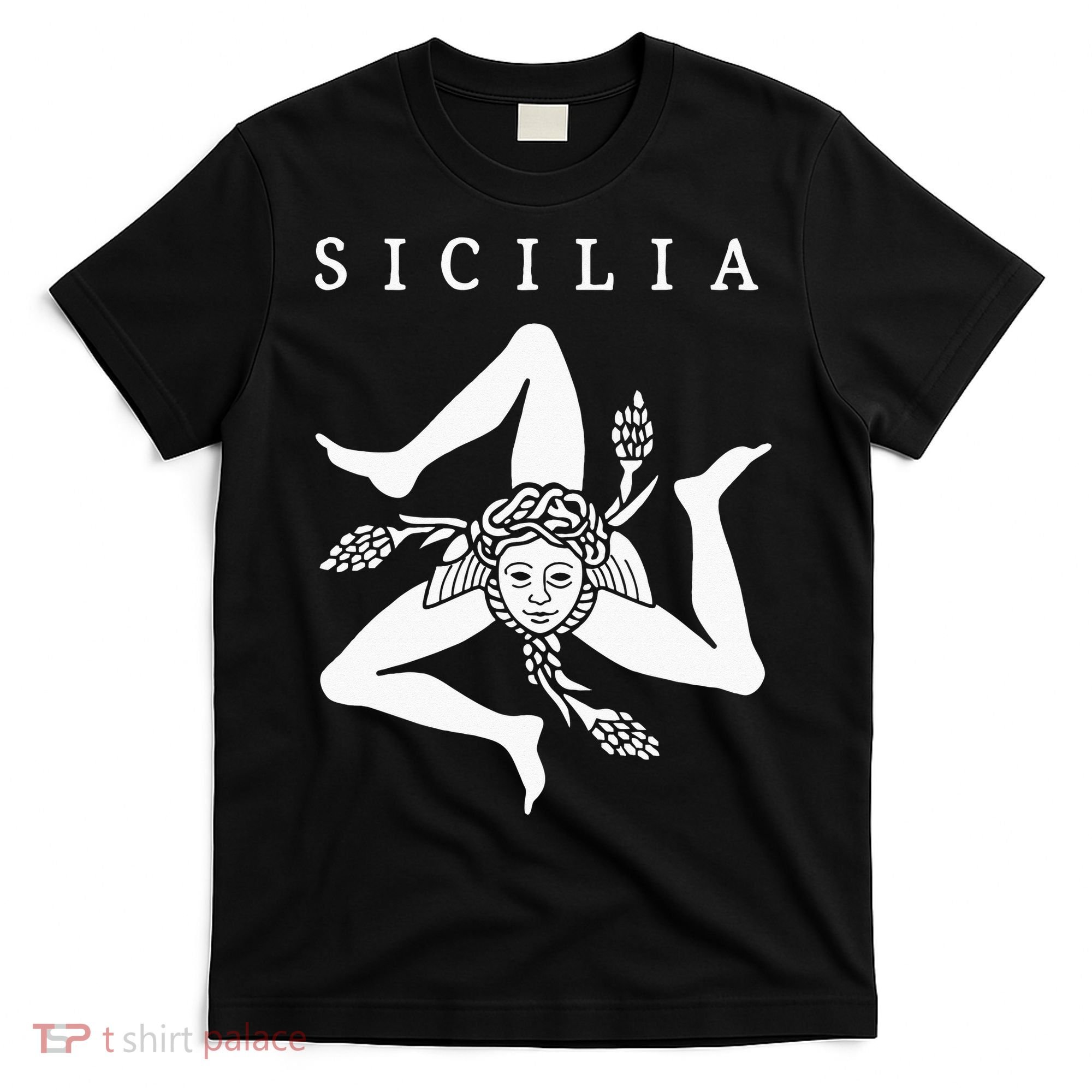 Sicilia Flag Sicily Palermo Italy T-Shirt