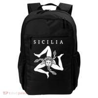 Sicilia Flag Sicily Palermo Italy Backpack thumb 0