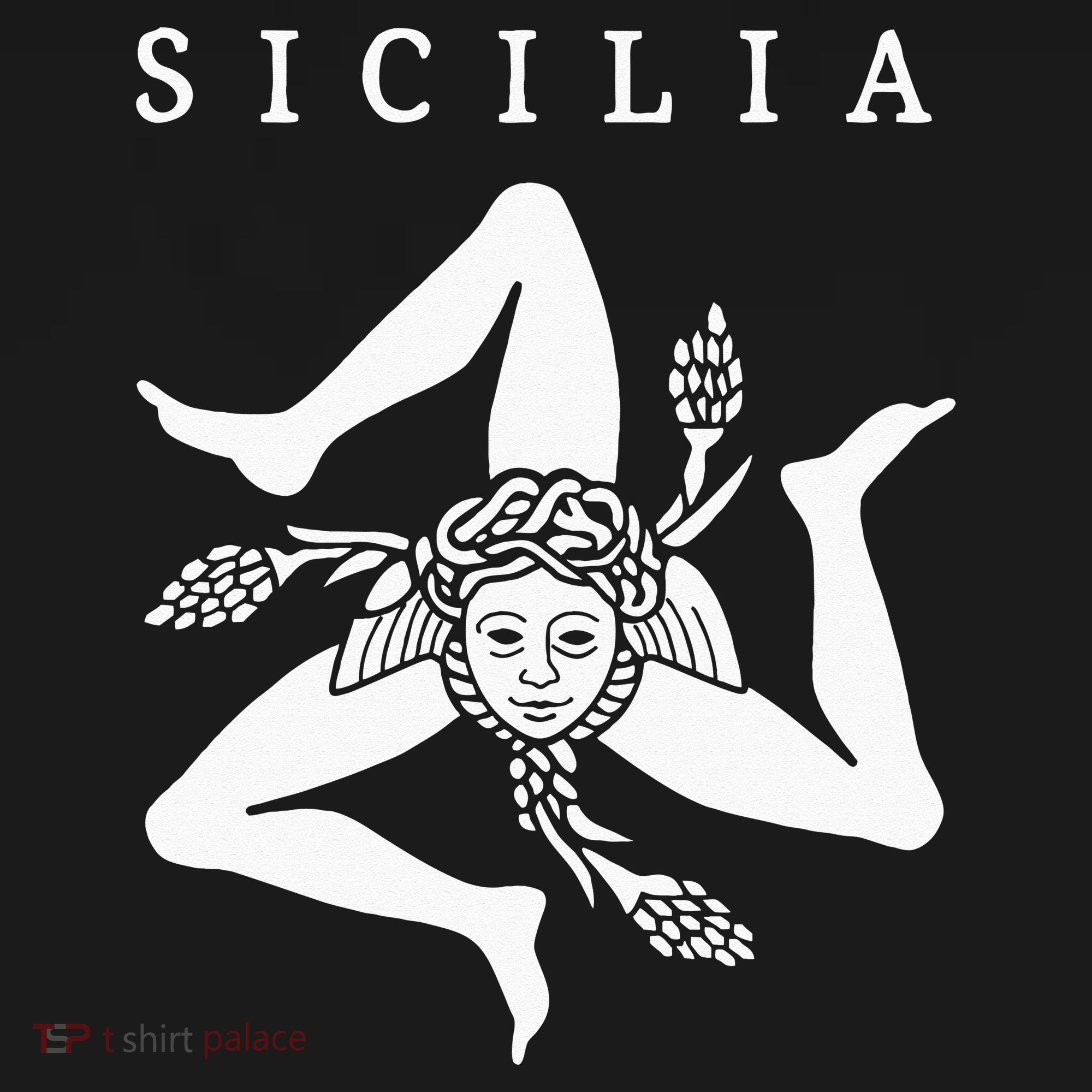 Sicilia Flag Sicily Palermo Italy Polo