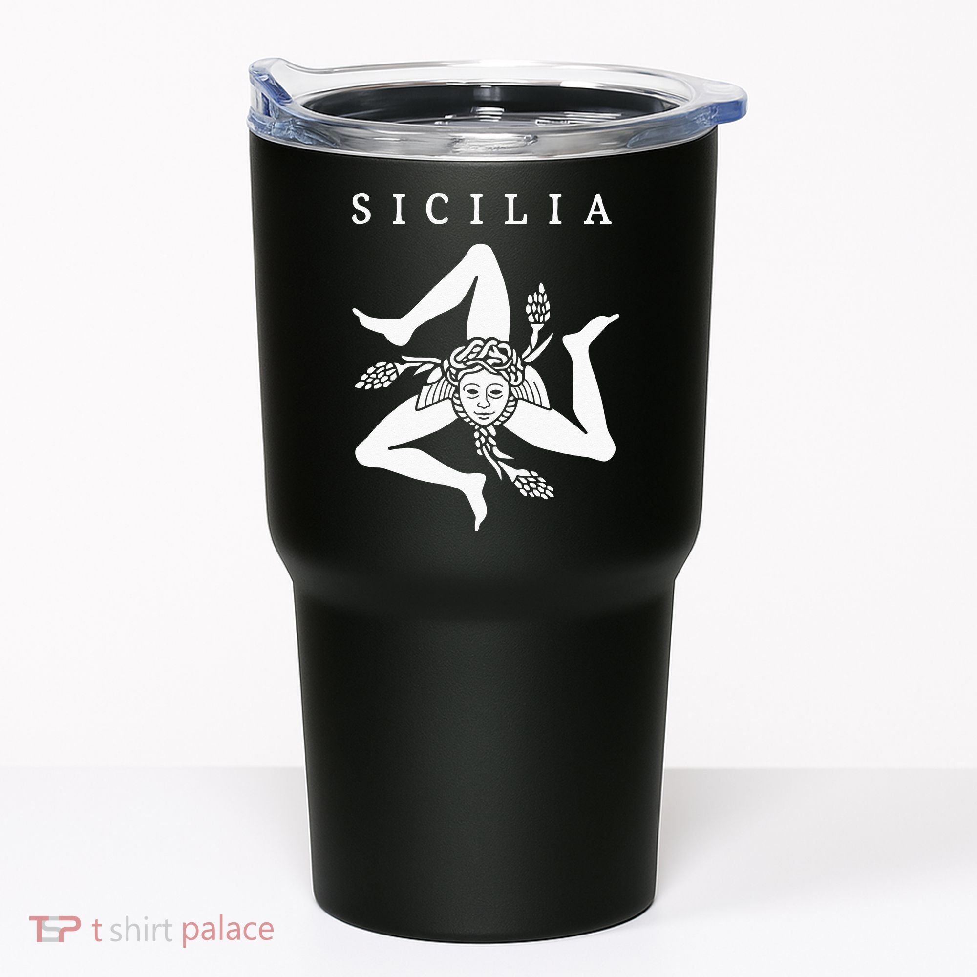 Sicilia Flag Sicily Palermo Italy Tumbler