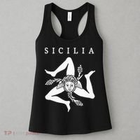 Sicilia Flag Sicily Palermo Italy Women's Tank Top thumb 3