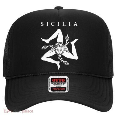 Sicilia Flag Sicily Palermo Italy Hat