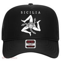 Sicilia Flag Sicily Palermo Italy Hat thumb 0