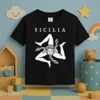 Sicilia Flag Sicily Palermo Italy Toddler T-Shirt thumb 3