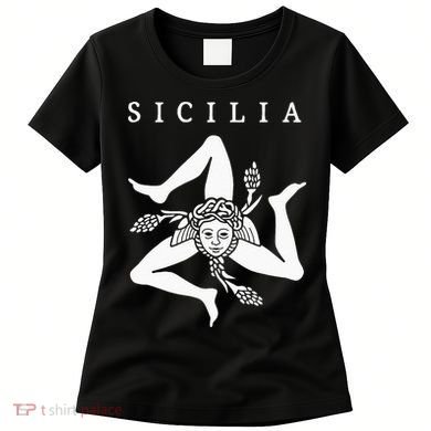 Sicilia Flag Sicily Palermo Italy Women's T-Shirt