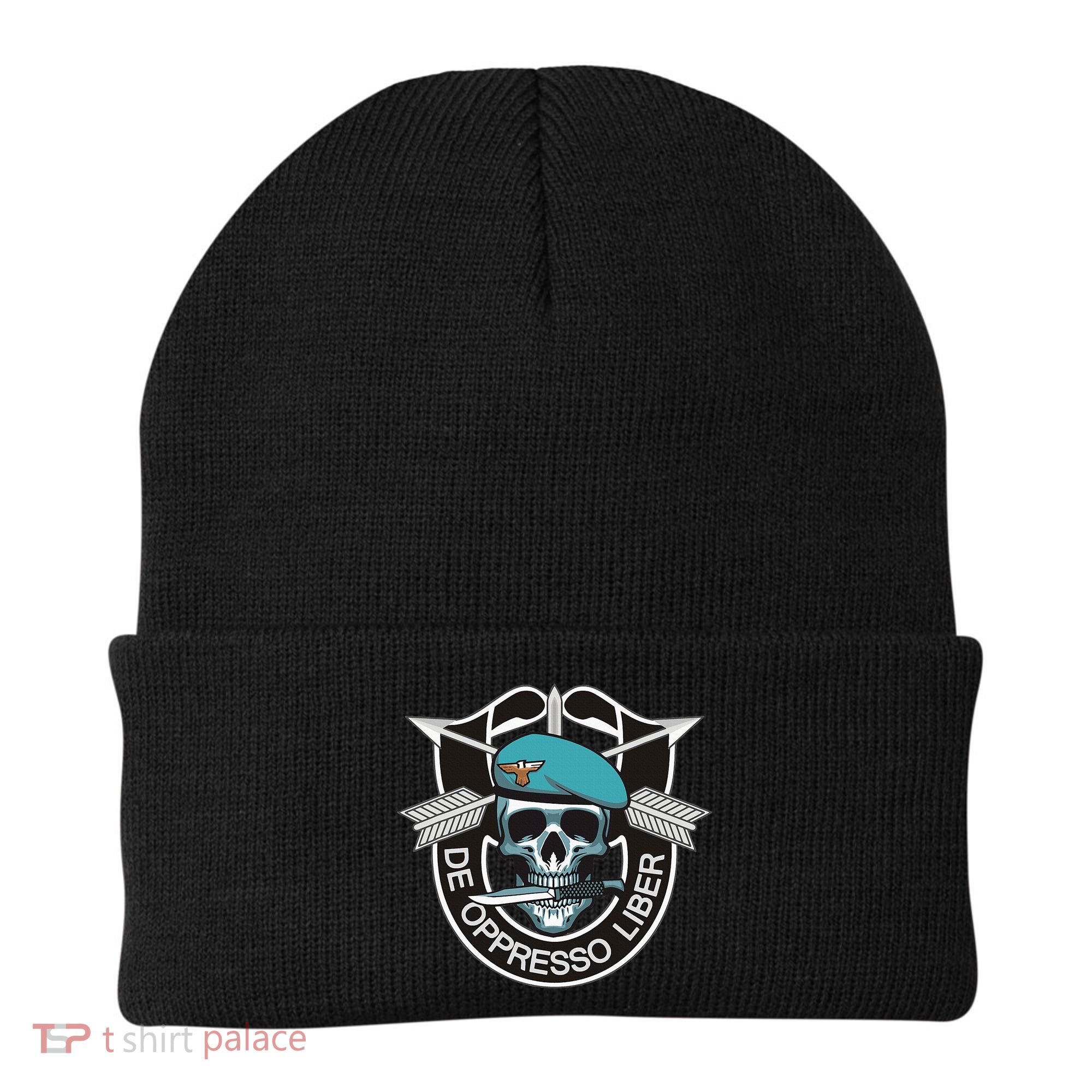 Special Forces Skull De Oppresso Liber Beanie