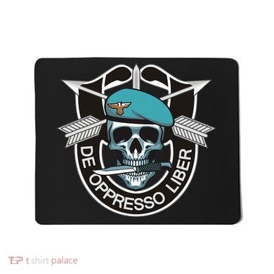 Special Forces Skull De Oppresso Liber Mousepad